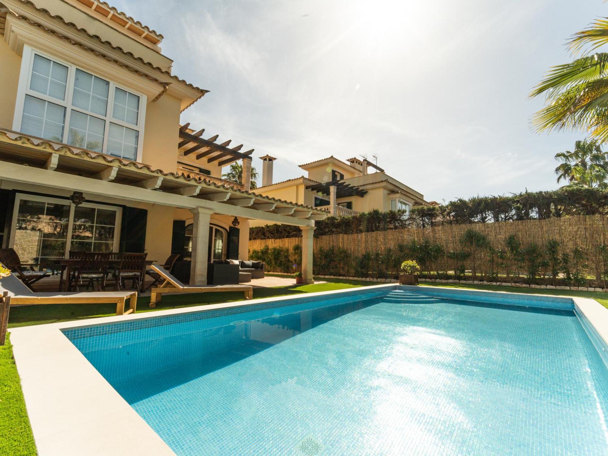 Casa Pinsa - Grosszuegiges Mediterran-Stilvolles Ferienhaus Mit Eigenem Pool In Puig De Ros Llucmajor  Exterior foto