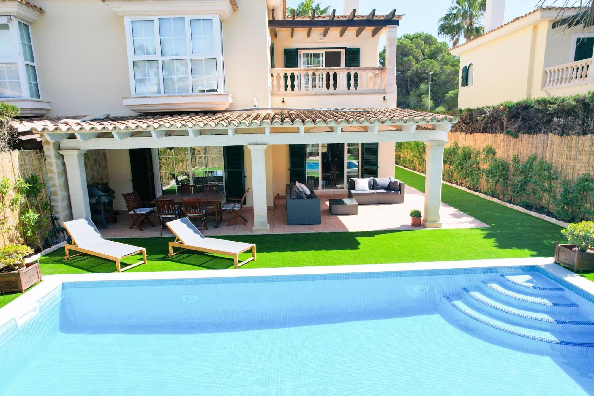 Casa Pinsa - Grosszuegiges Mediterran-Stilvolles Ferienhaus Mit Eigenem Pool In Puig De Ros Llucmajor  Exterior foto